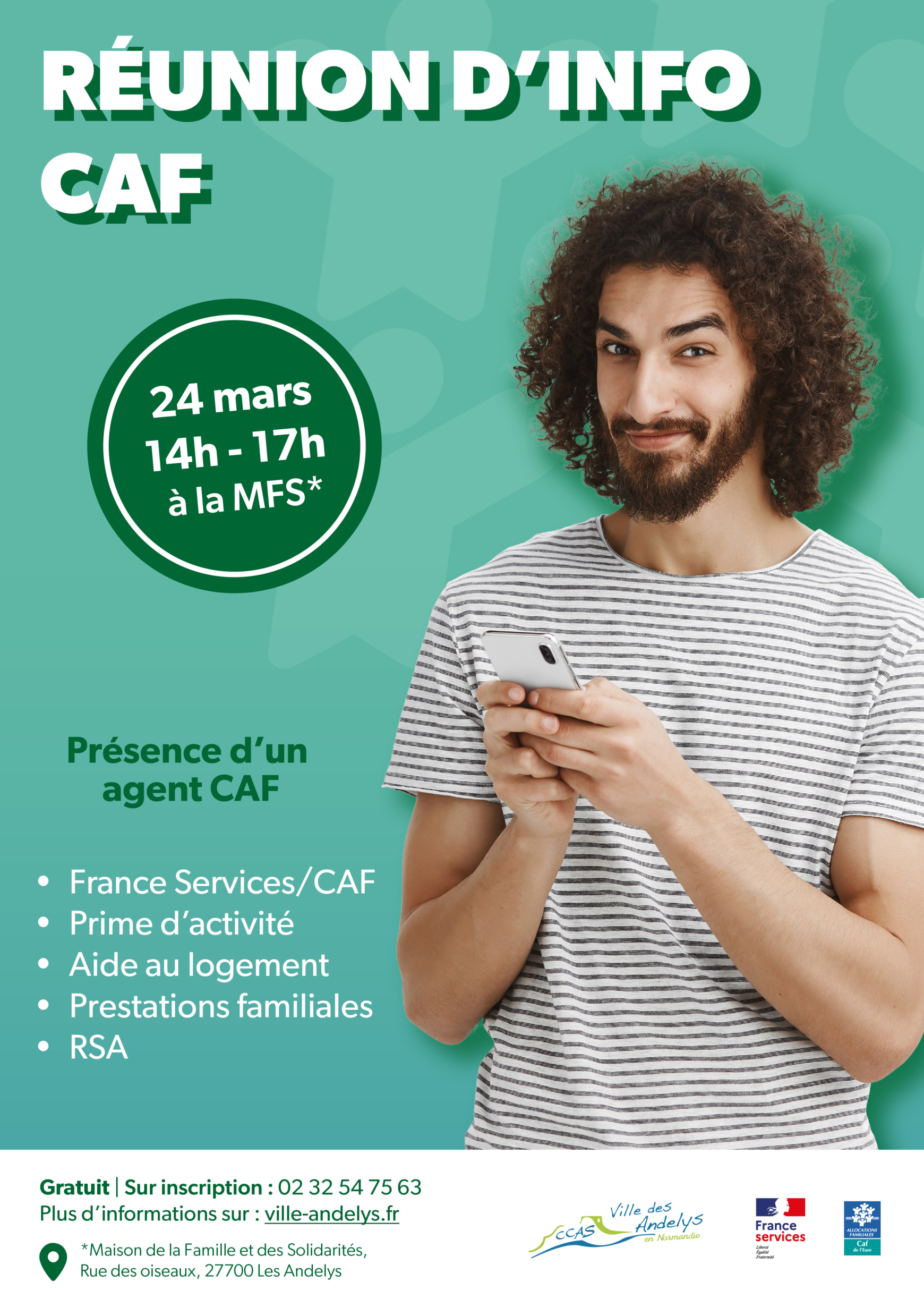 Affiche Atelier CAF mars 2026