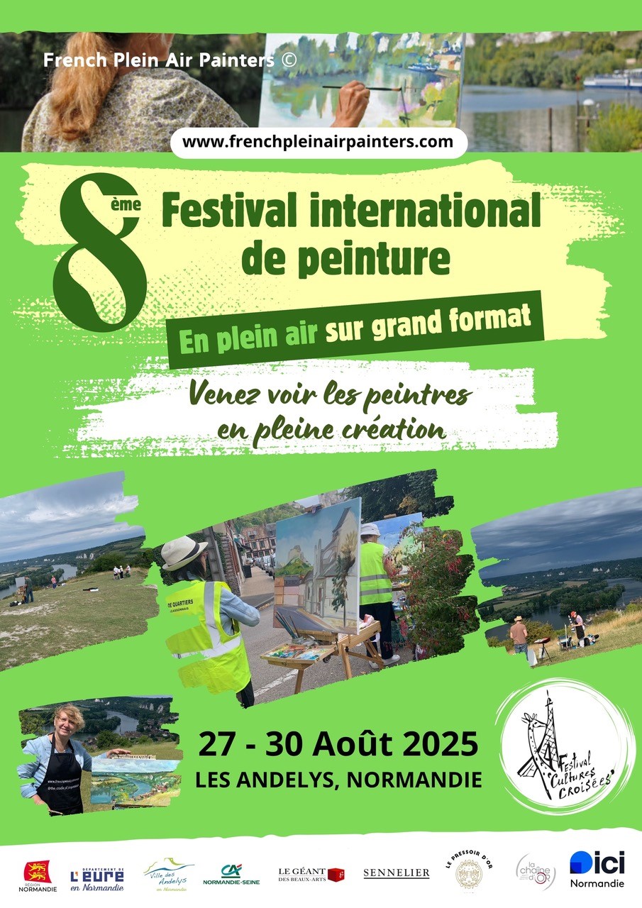 Affiche – Festival de peinture en plein air 2025