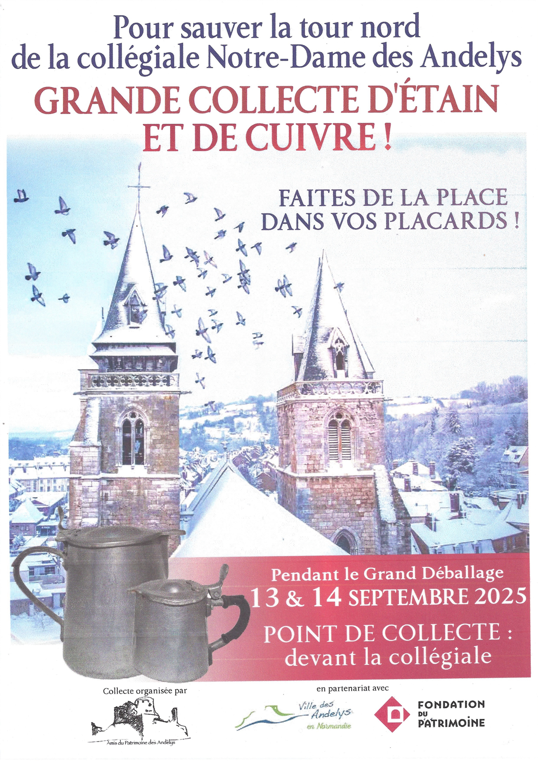 Affiche collecte Grand déballage