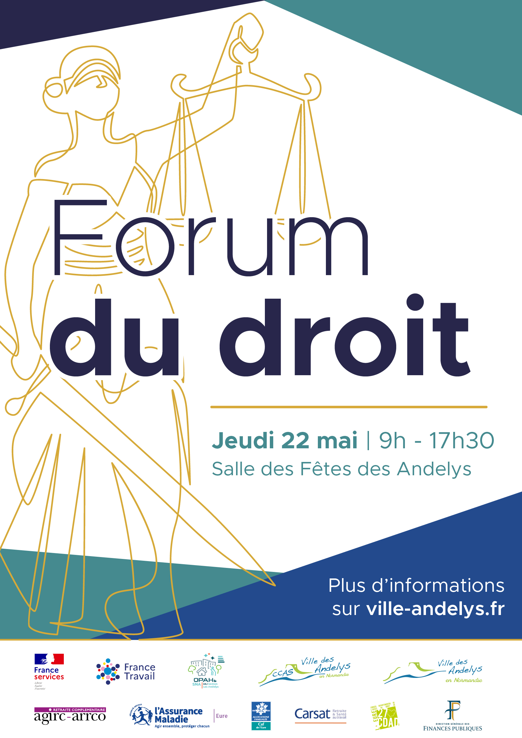 Affiche forum du droit 2025