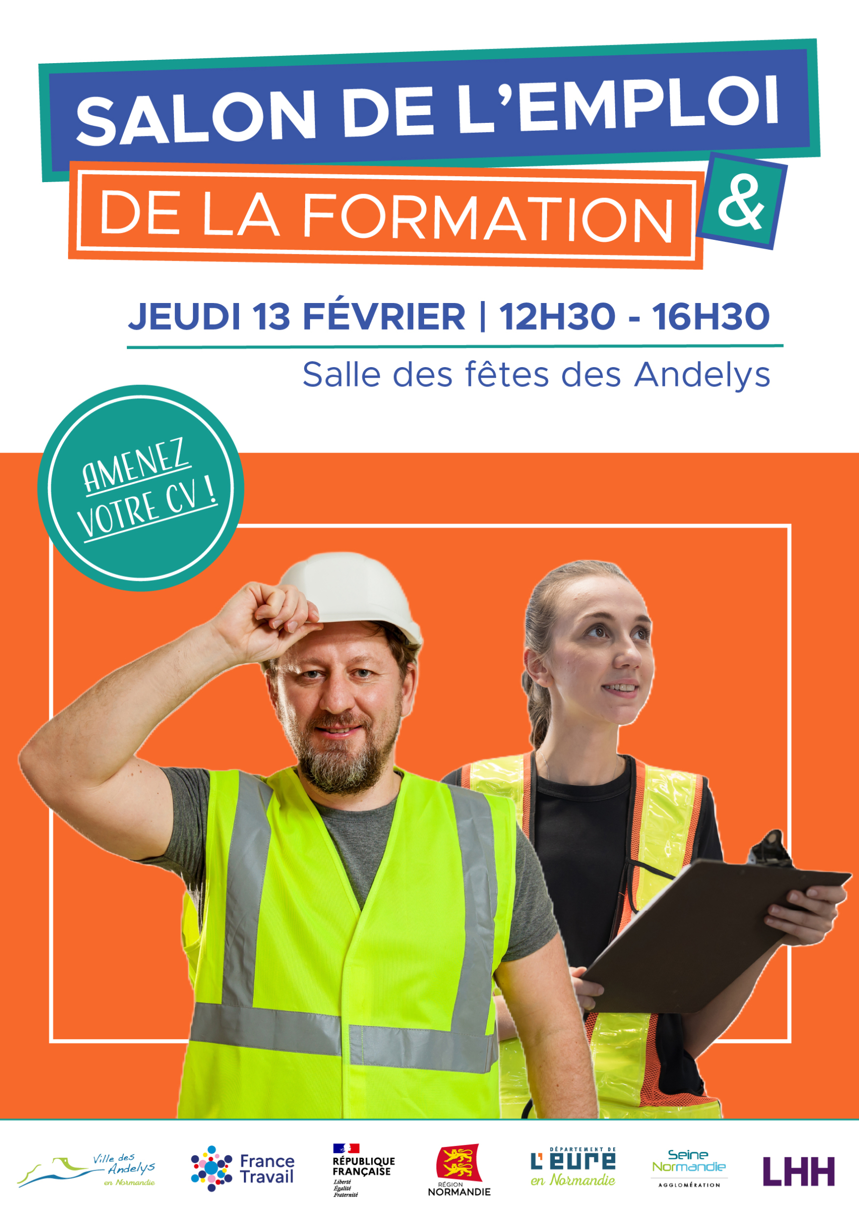 Affiche salon de l_emploi 25 AM