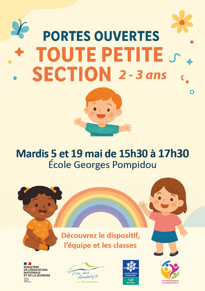 Porte ouvertes toute petite section 05 et 19 mai 2026