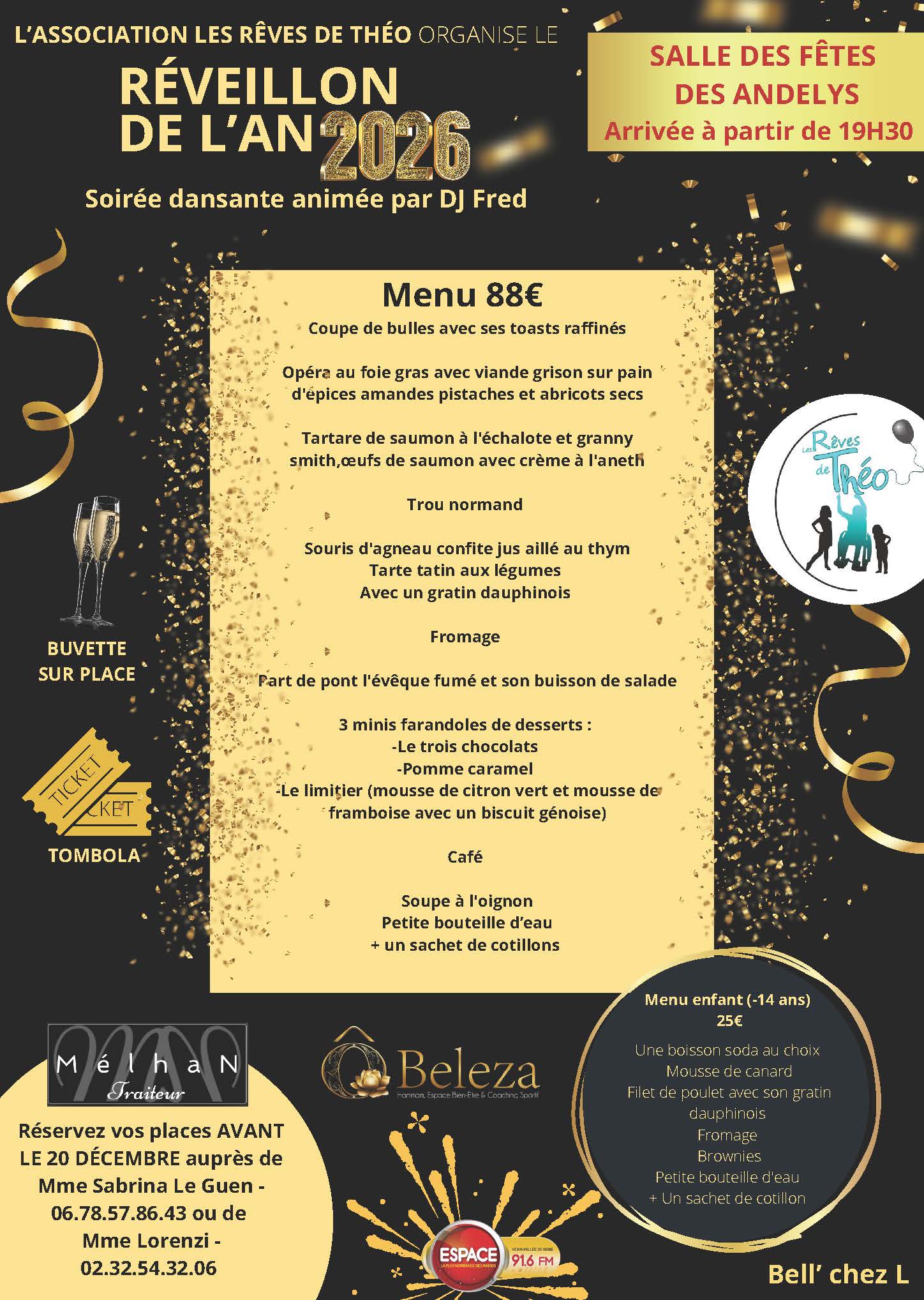 Réves de Théo Réveillon 2025